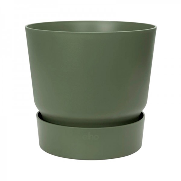 Вазон Elho greenville round 25 Зелений