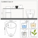 Вазон Classico Color 21 Мускат 
