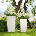 Вазон Cubico Cottage 40 Білий 