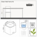 Вазон Green Wall Home Kit Color белый