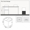 Бокс Pila Color Storage Блакитний