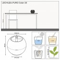 Вазон Puro Color 20 Білий 