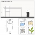 Вазон Cilindro Color 23 Білий